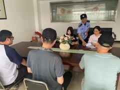 明珠派出所来公司进行反诈宣传